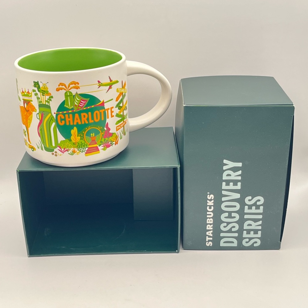 NWT Starbucks Charlotte Discovery Series Mug 14 oz
